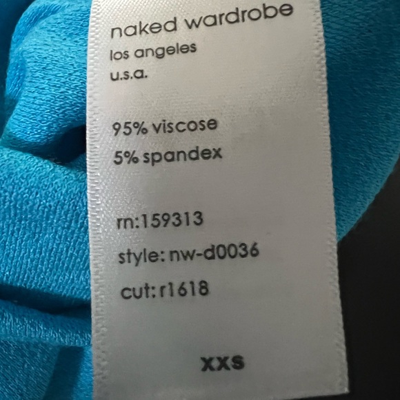 Naked Wardrobe Meant Tu-Be Maxi in Ocean NWT size XXS - Picture 8 of 9